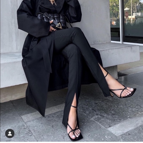 Zara NWOT Front Slit Trousers - Picture 5 of 13